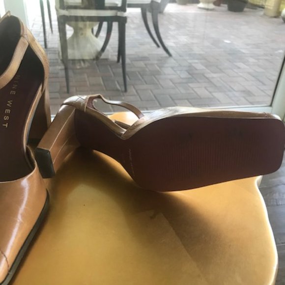 Nine West thick heeled square toe - Picture 4 of 5